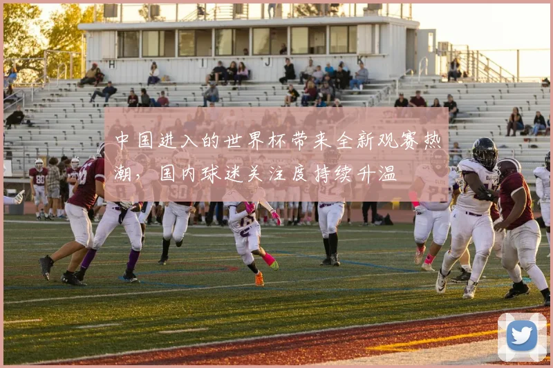 中国进入的世界杯带来全新观赛热潮，国内球迷关注度持续升温
